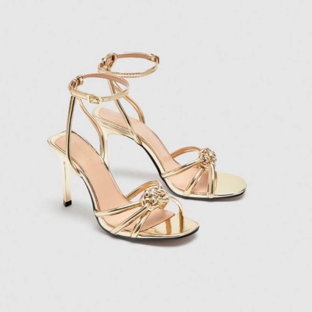 Zara Woman Gold High Heel